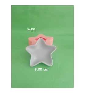 Yıldız Sunumluk (9 Cm) Silikon Kalıp