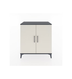 Hyperion Şifonyer 3 Raflı 2 Kapaklı 88x44x96 Antrasit-Aytaşı
