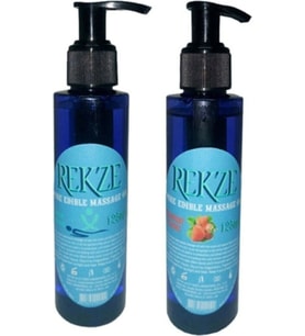 Rekze Erkeklere Ve Kadınlara Özel Sade Ve Çilek Aromalı Masaj Yağı Massage Oil