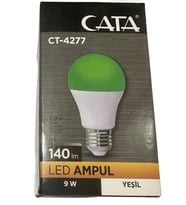 Cata CT-4277 9W 7876K (Yeşil) E27 Duylu Led Ampul