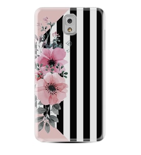 Samsung Note 3 4 5 8 9 20 Ultra 10 Lite Kılıf Desenli Silikon Flowers 4 1390