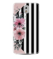 Samsung Note 3 4 5 8 9 20 Ultra 10 Lite Kılıf Desenli Silikon Flowers 4 1390