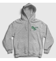 Presmono Unisex Gri Logo Breaking Bad Fermuarlı Kapüşonlu Sweatshirt 185342tt (Gri)