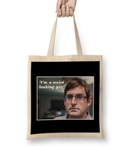 Louis Theroux Quote I'm A Weird Looking Guy Bez Çanta Uzun Saplı
