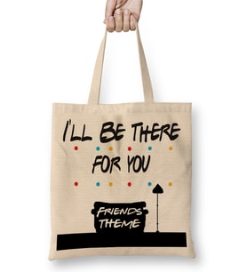 Friends i ll Be There For You 04 Bez Çanta Uzun Saplı