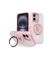 iPhone 16 Banza Magsafe Standlı Kapak - Pembe