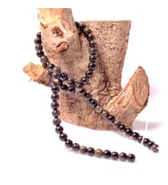 Obsidyen Taşı Dizi - 6 mm Golden Obsidyen