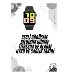 Mey İthalat® Yeni Nesil En Çok Tercih Edilen Akıllı Saat Müzik Dinleme Tema Değiştirme Çağrı Cevapla