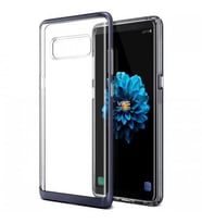 VRS Galaxy Note 8 ile Uyumlu Crystal Bumper Kılıf Orchid Gray