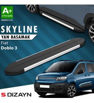 Fiat Doblo 3 Kısa Şase Skyline Aluminyum Yan Basamak 203 Cm 2023 Üzeri A+ Kalite