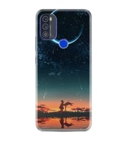 Reeder P13 Blue Max Pro 256GB Kılıf Silikon Desen Özel Seri Ay ve Kız 1720