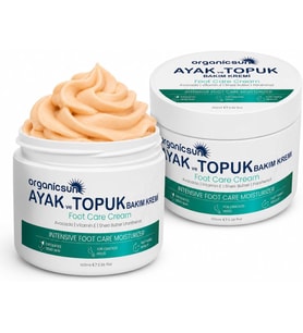 ve Topuk Çatlak Bakım Kremi 100ml x 2 Adet - Ayak Kokusu, Tırnak Bakımı Avokado ve Shea Yağlı Yoğun Nemlendirici