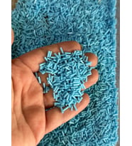 05 MM 50 GR DELİKLİ BORU BONCUK OYA YAMA EŞARP DİKİŞ BONCUĞU (Mavi)