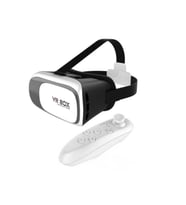Pazariz Vr Box Vr-01 3d Kumandalı Sanal Gerçeklik Gözlüğü (Beyaz)