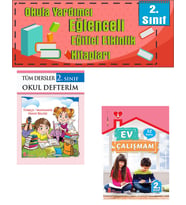 Ata 2.Sınıf Okula Yardımcı Tüm Dersler Okul Defterim- Ev Çalışmam