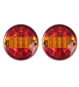 Tır Dorse Çekici Led Arka Stop Lambası 2 Adet 24 Volt Yuvarlak St