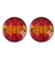Tır Dorse Çekici Led Arka Stop Lambası 2 Adet 24 Volt Yuvarlak St