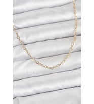 CM 14K Gold Renk Kalp Zincirli Kadın Kolye 5886 - SSSSSS9466-7423