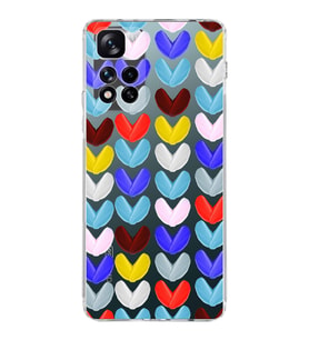 PrintiFy Xiaomi Redmi Note 11 Pro Plus 5G ile Uyumlu Water Color 1  Kamera Korumalı Şeffaf  Kılıf