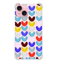 PrintiFy Apple iPhone 15 Uyumlu Water Color 1 Baskılı Şeffaf Köşe Korumalı Antişok Kılıf