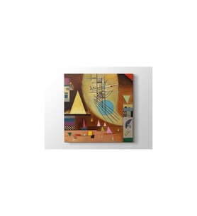 Wassily Kandinsky - Falling Silent Tablo - 106164 - 35x35 Cm