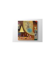 Wassily Kandinsky - Falling Silent Tablo - 106164 - 35x35 Cm