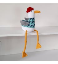Amigurumi Örgü Oyuncak Martı (Beyaz)