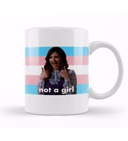 Trans Janet Not A Girl The Good Place Kupa Bardak Porselen