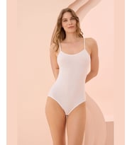 NBB İnce Askılı V Yaka Çıtçıtlı Body/Atlet -2935 (Beyaz)