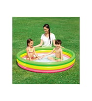 51103 Renkli 3 Bölmeli Havuz Taban Şişme102 cm