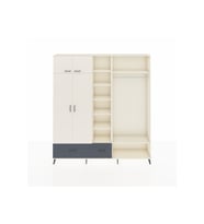 Arges Dolap 12 Raflı 2 Çekmeceli 2 Askılı 220x30x243 Aytaşı-Aytaşı/Antrasit