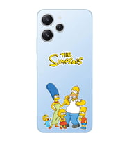 Xiaomi Redmi 12 Uyumlu Uyumlu Simpsonlar Tasarımlı Şeffaf Telefon Kılıfı