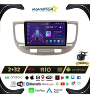 Kia Rio2 2005-2011 Model 2+64GB Android 13 Kablosuz Carplay Navigasyon Multimedya Sistemi