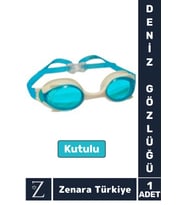 Premium Ayarlanabilir Kayış Su Geçirmez UV Koruma Silikon Plastik Anti-Fog Kutu Çocuk DENİZ GÖZLÜĞÜ
