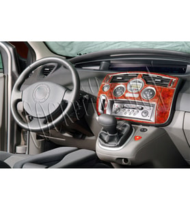Meriç® Renault Scenic Ön Torpido Kaplama Maun 7 Parça 2003-2010 (Maun)