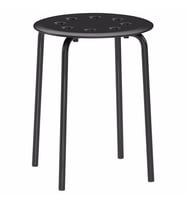 Tabure, Siyah IKEA Genişlik 40Cm Siyah Renk Yuvarlak Tabure