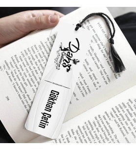 İsme Özel Dans Eğitmeni Kitap Ayracı