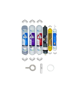 PWS Kapalı Kasa Su Arıtma Cihazlarına uygun STD  6li Platinium mebran Mineral+tatlandırıcı set