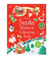 Santa Sticker and Colouring Book Usborne Publishing