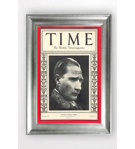 Gümüş Çerçeveli Atatürk Tablo cv1330
