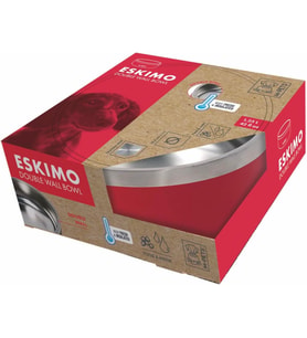 ESKIMO ÇİFT CİDARLI MAMA KABI 1.25L RED