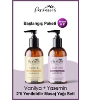 Parnassos Doğal Yasemin Ve Vanilya Arındırıcı Etkili Aromaterapi Masaj Yağı Seti 150 ml