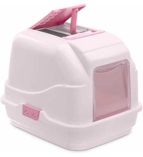 İmac Easy Cat Kapalı Filtreli Kedi Tuvaleti Pembe 40x50x40cm