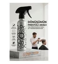 Alüminyum Metal Berber Kuaför Su Spreyi Şişesi Profesyonel Saç Fısfısı 300 ML 723021