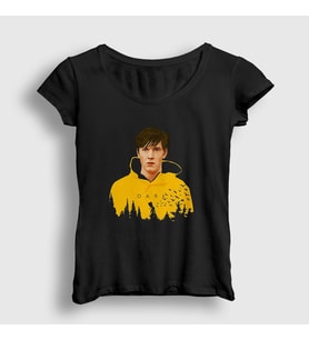 Presmono Kadın Siyah Jonas V2 Dark T-Shirt 186837tt