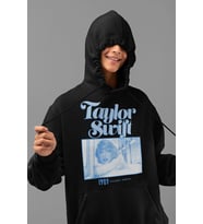 Özel Tasarım Taylor Swift Baskılı Unisex Oversize Şarkıcı Hoodie