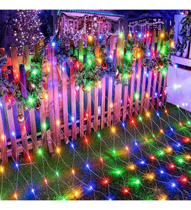 YÜKSEK KALİTE RENKLİ AĞ LED IŞIK ÖRÜMCEK AĞI LED IŞIK 2X2 m2 EKLEMELİ ANİMASYONLU MODLU 220 VOLT