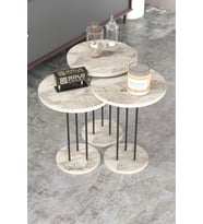 Metal Terra Zigon Efes Beyaz 3 lü