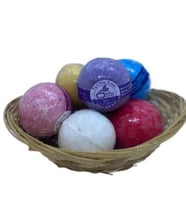 El Yapımı 6'lı Paket Karışık Kokulu Banyo Topları 6x100g