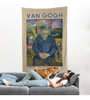 Vincent Van Gogh - Bildnis'in Babası Tanguy Duvar Örtüsü-8050